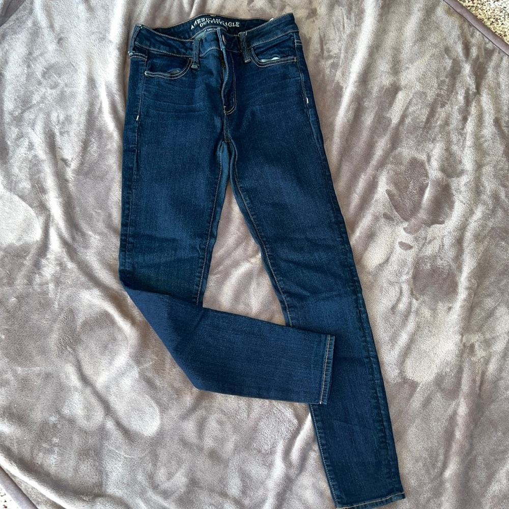 Dark denim AE jegging